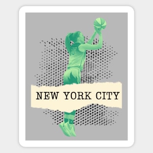New York City Sabrina Ionescu NYC Minimalist Sticker